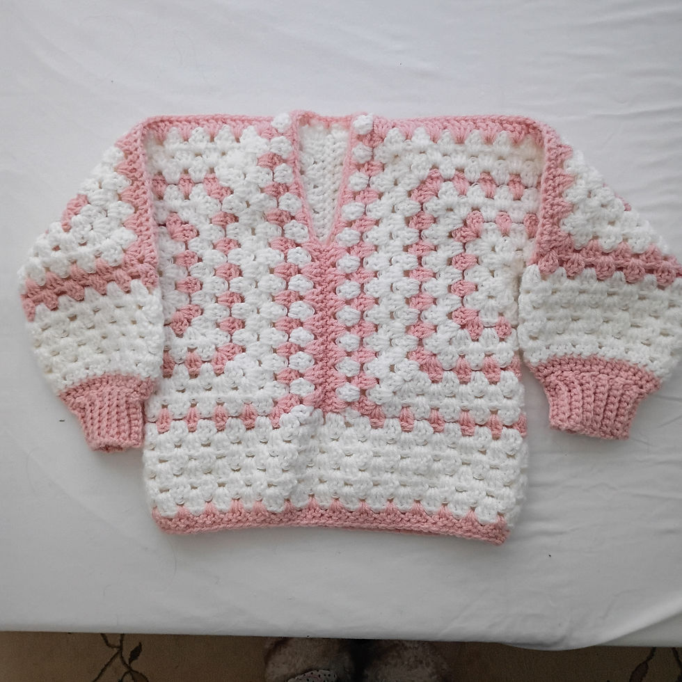 Thumbnail: Toddler Hexagon V-Neck Pullover