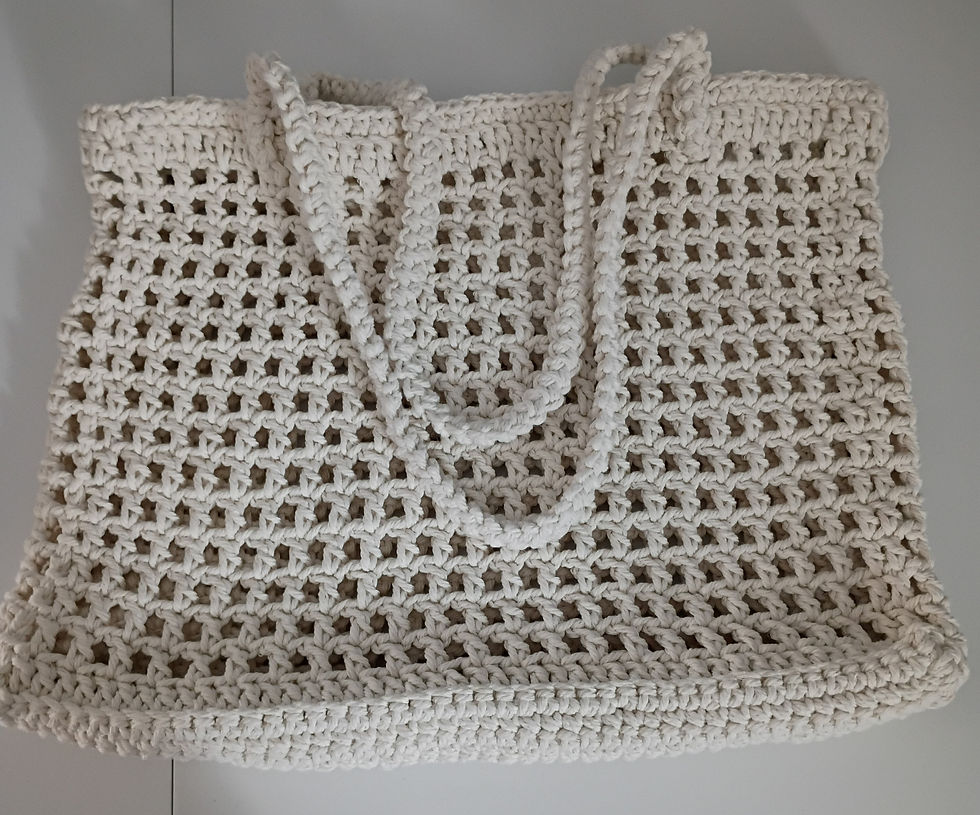Thumbnail: 100% Cotton Cord Beach Bag - Large & Medium