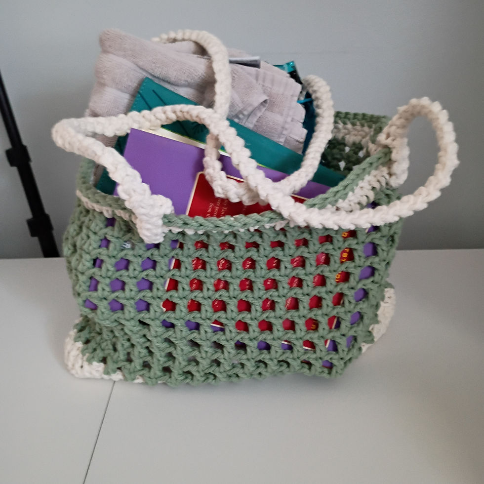 Thumbnail: 100% Cotton Cord Beach Bag - Large & Medium