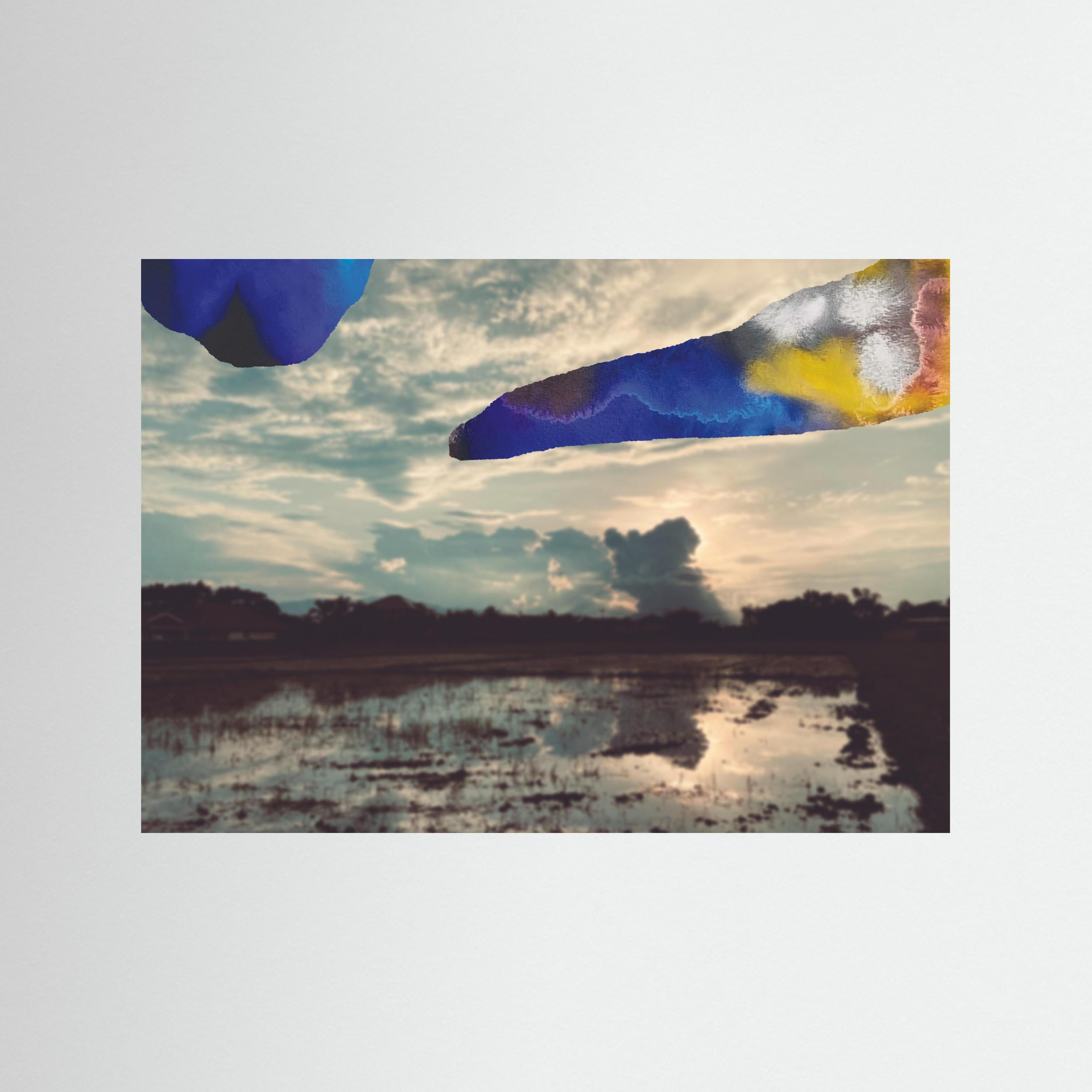 "How We Did Gaze Upon the Mirror" - Unframed Art Print