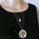 Thumbnail: Women 18 k Gold Chain Tree of Life Pendant Handmade Jewelry Front View