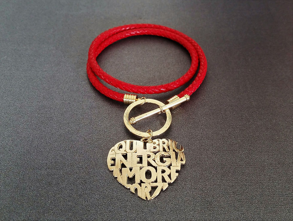 Thumbnail: Women Red Necklace, Fashion Unique Handmade Leather Necklace