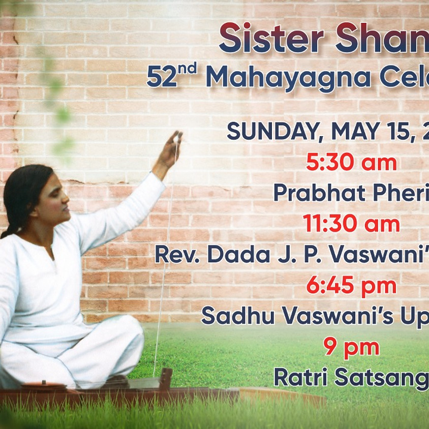 Sister Shanti 52nd Mahayagna Celebrations