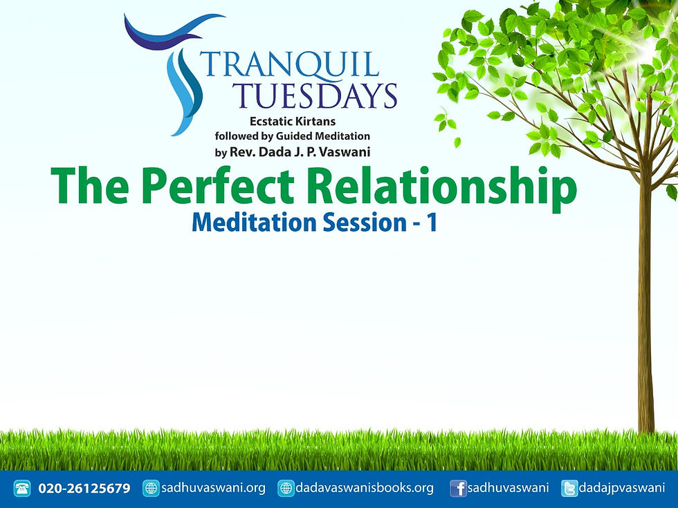 TRANQUIL TUESDAYS | LIVE Kirtan & Meditation on The Perfect Relationship - Part 1 | July 6, 2021
