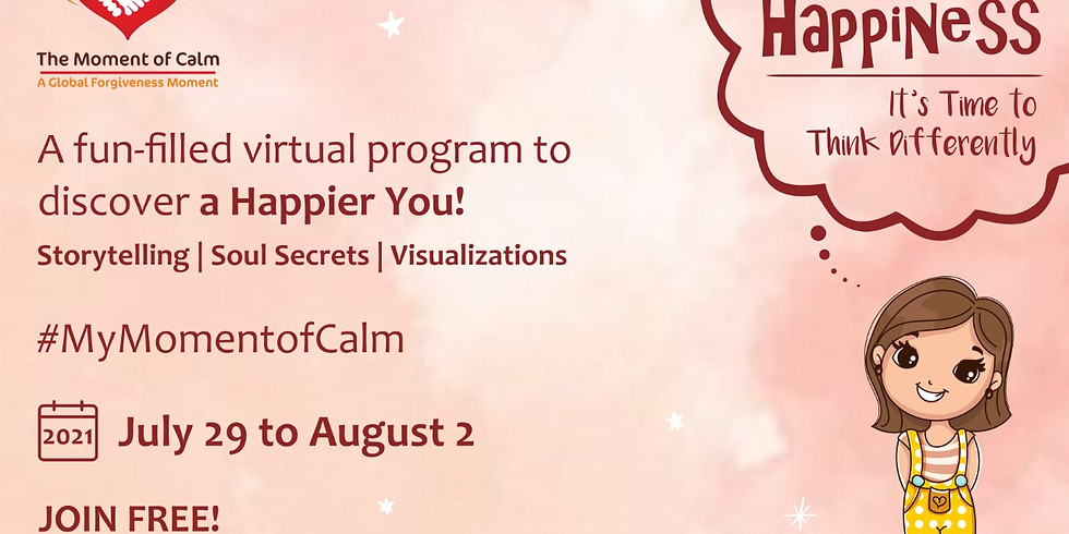 MyMomentOfCalm: Doodle to Happiness | A free 5 days Virtual Self-Care Program | July 29-August 2, 2021