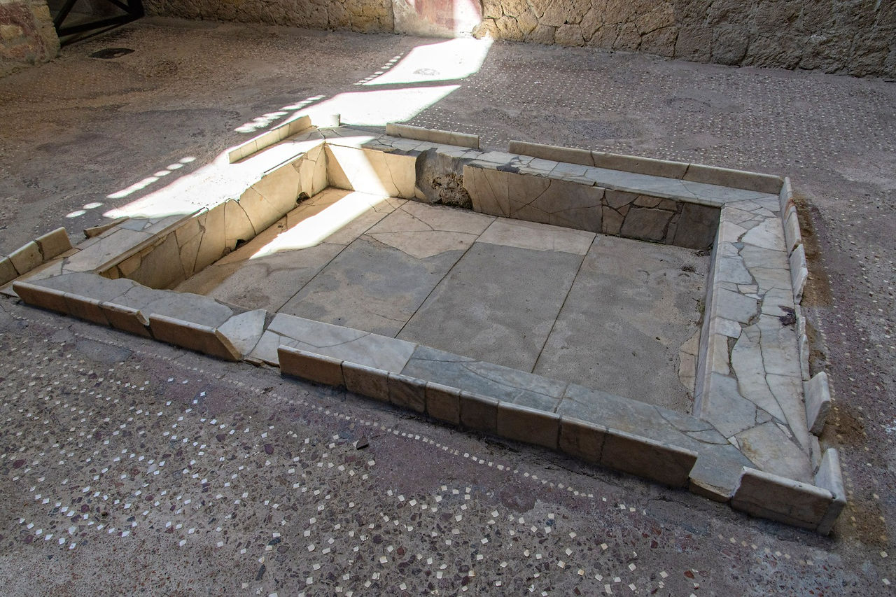 Samnite House, Herculaneum, Italy