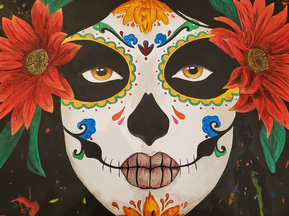 The painting we purchased from El Bosque, Monteverde, Costa Rica
