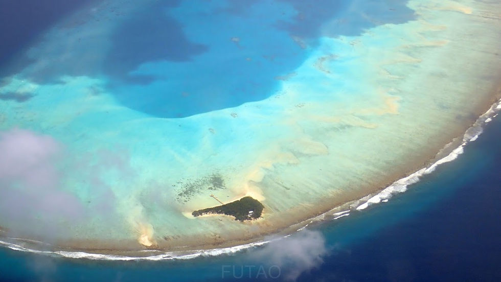 View from Sea Plane, Maldives