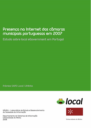 Presença na Internet das câmaras municipais portuguesas em 2007: Estudo sobre Local eGovernment em Portugal
