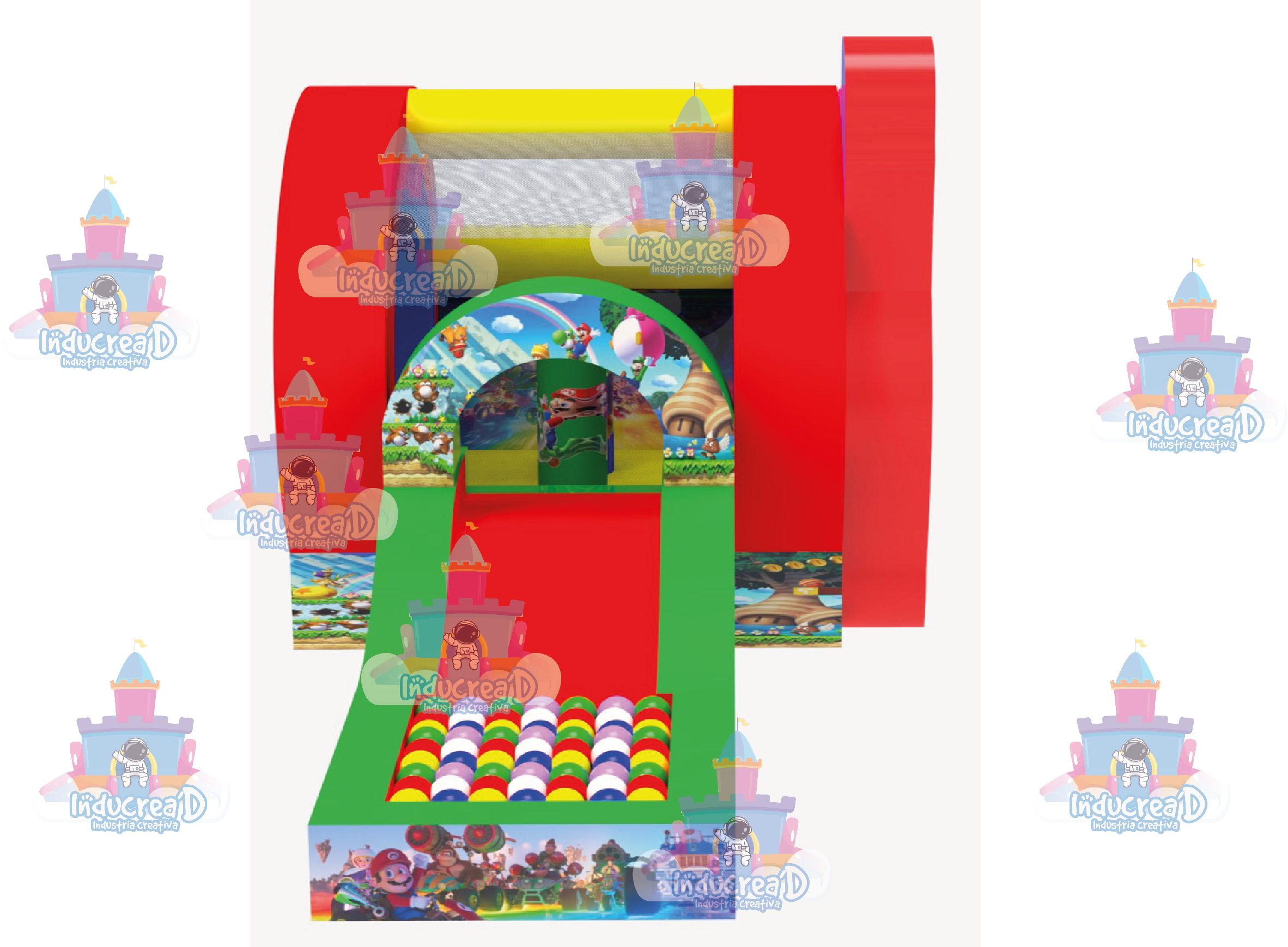 Recreativo Deslizador Mario Bros