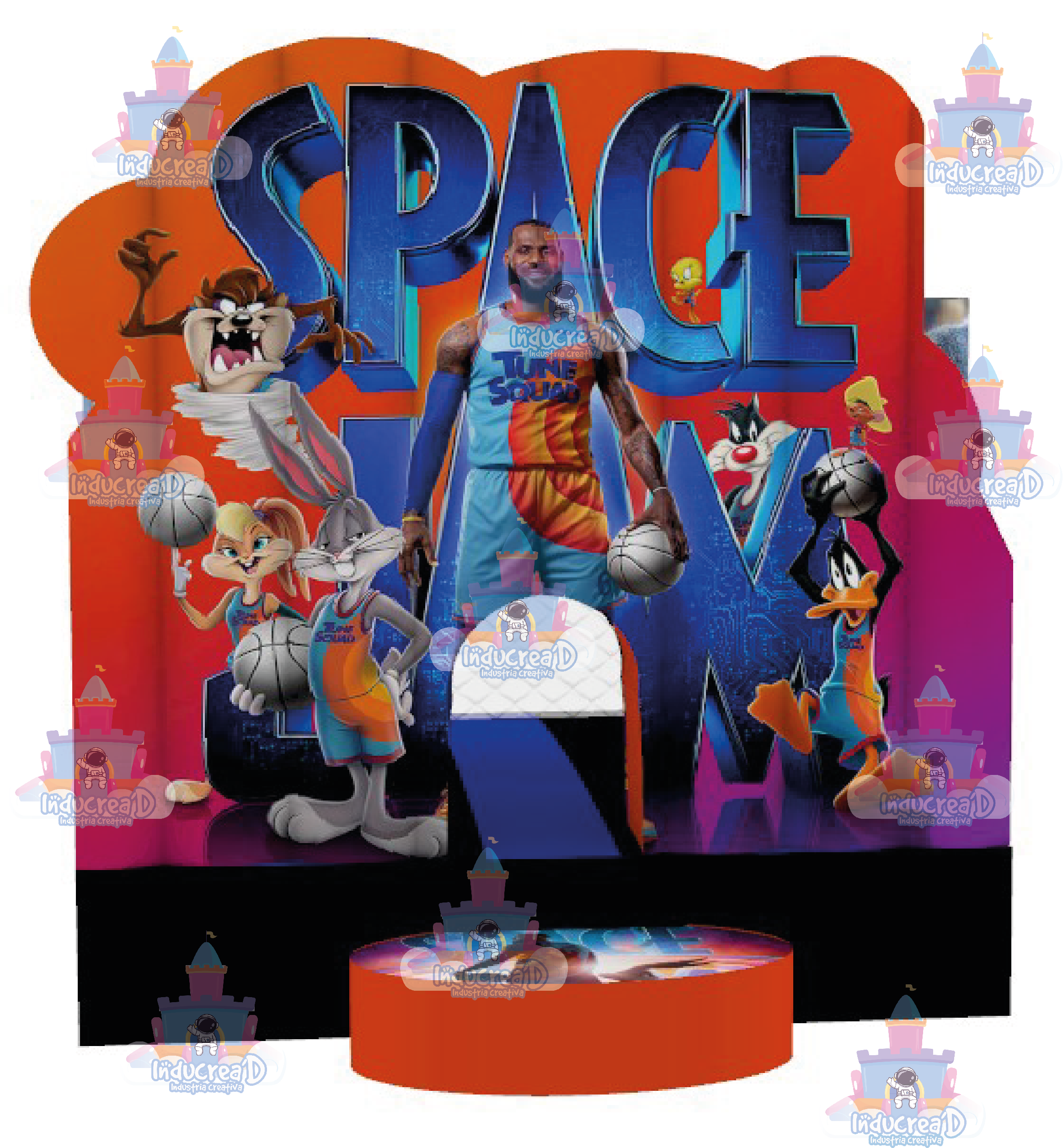 Recreativo castillo Space Jam
