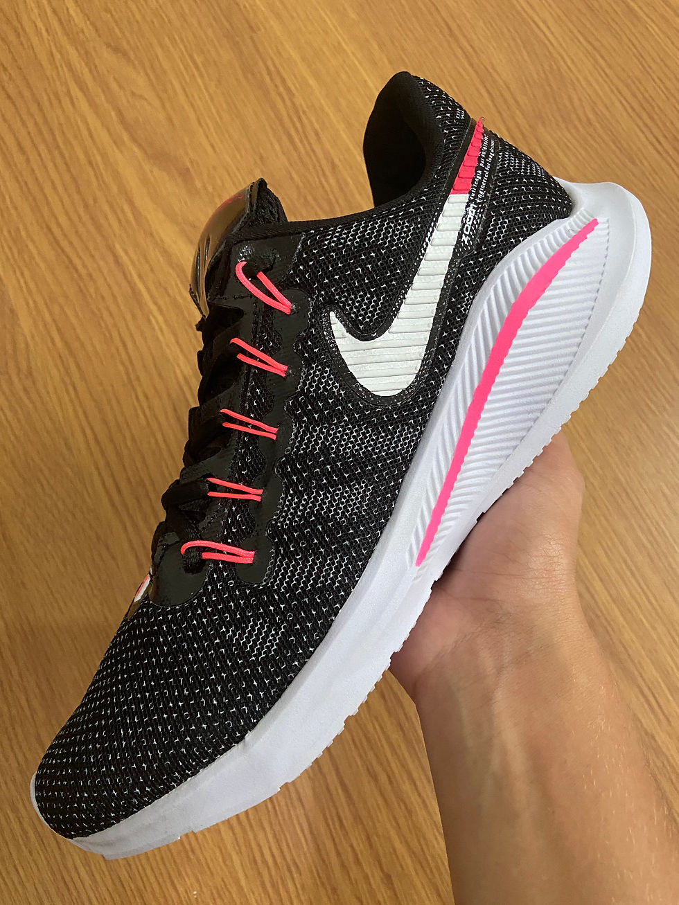 Miniatura: NIKE ZOOM PRETO e ROSA