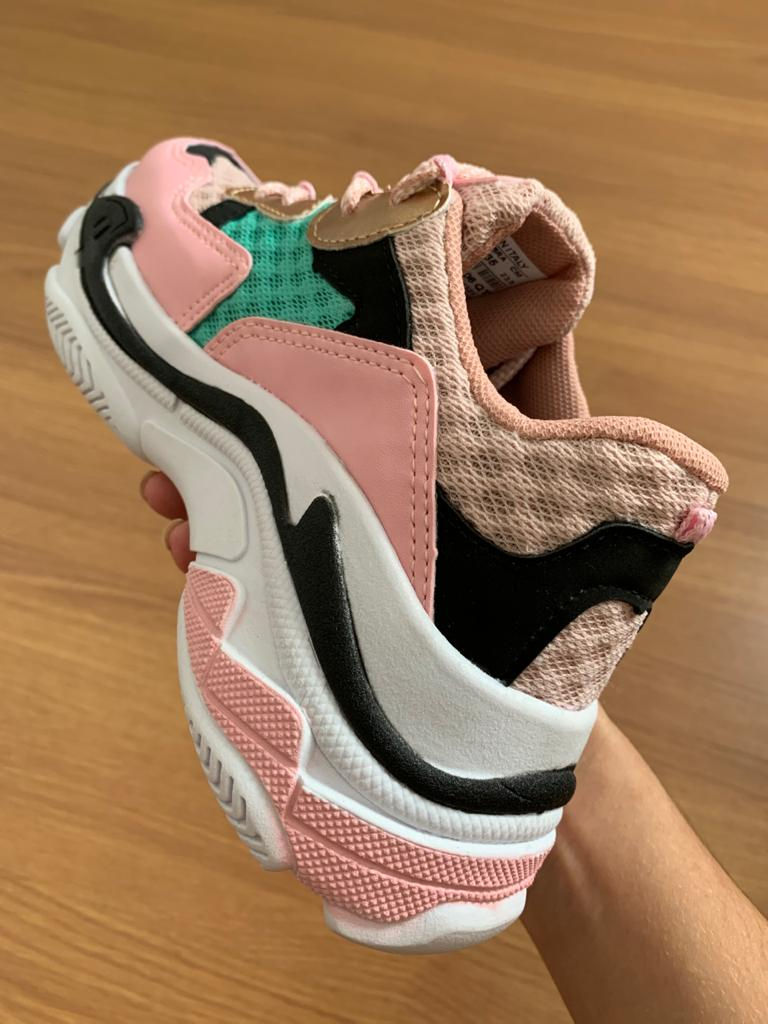 Miniatura: BALENCIAGA ROSÊ E VERDE