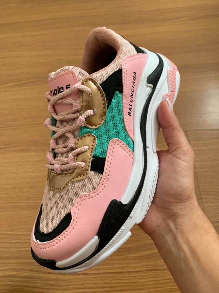 Miniatura: BALENCIAGA ROSÊ E VERDE
