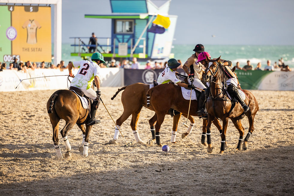 Horses, High Fashion & Miami Heat: Polo Takes Over the Beach