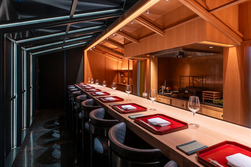 luxury dining setting during Kichi Kichi Miami experience event