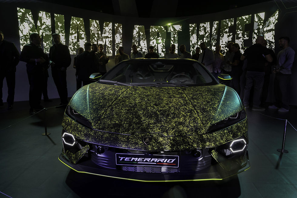 Lamborghini Temerario Steals Art Basel Miami 2025