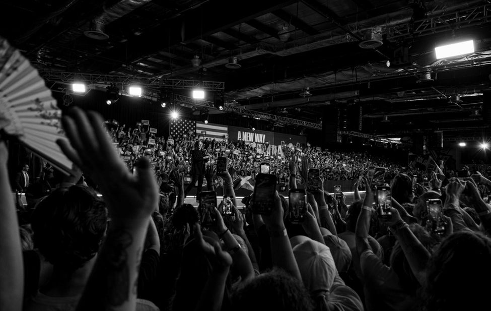 Kamala Harris Rally by photographer Alyssa Meadows.