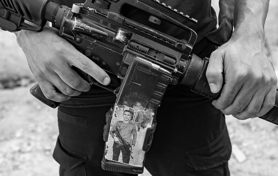 Documentary photograph of war in the West Bank.