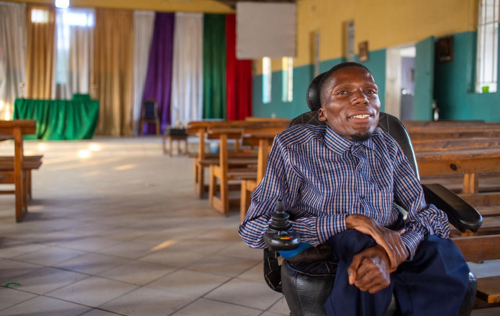 Portrait of a Community Ambassador Leader in Zambia.