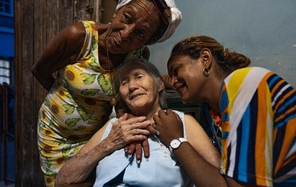 Documentary photograph of elderly in Cuba.