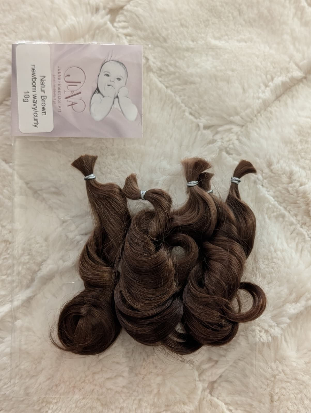 Natural Brown Wavy/Curly