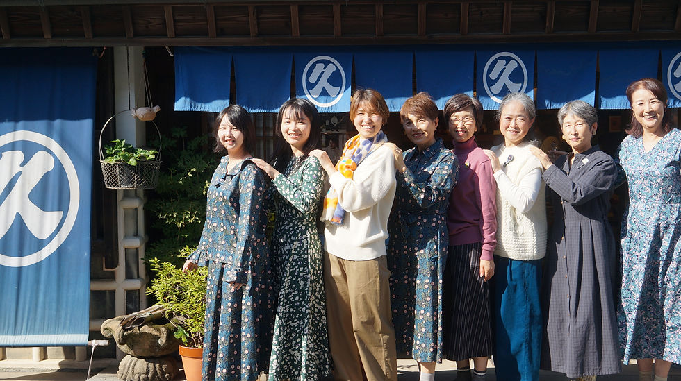 ファッションショー終了後 キリン館前にて