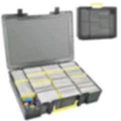 Trading Card Storage Box — 2300+ Card Organizer with Case