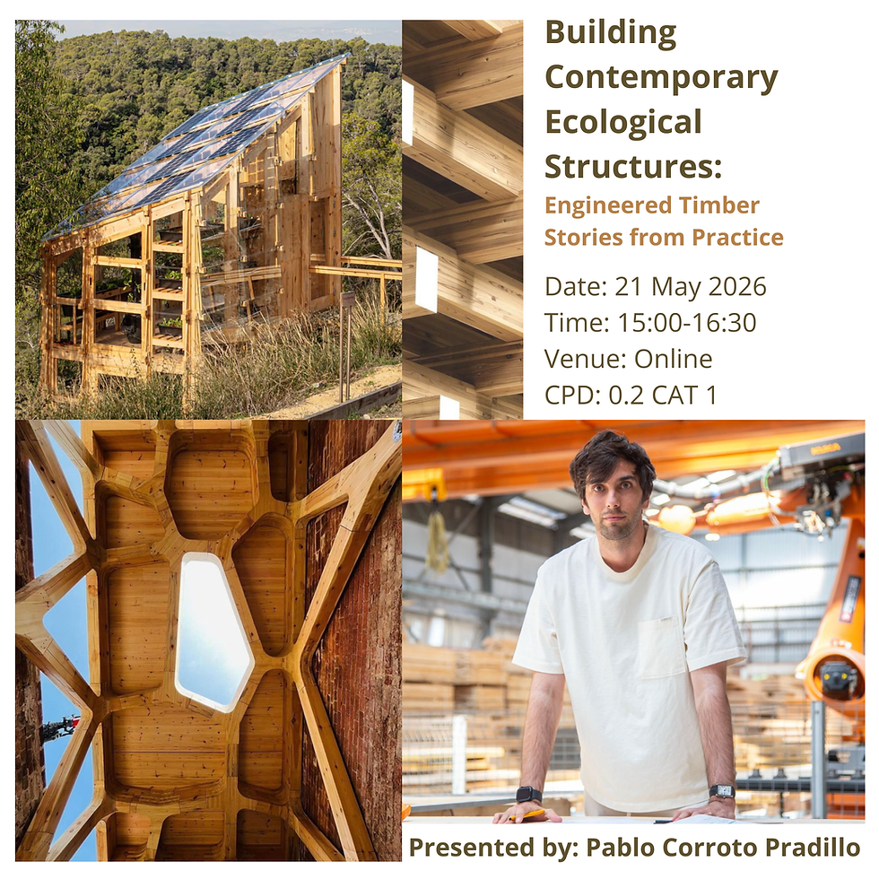 Building Contemporary Ecological Structures: Engineered Timber Stories from Practice