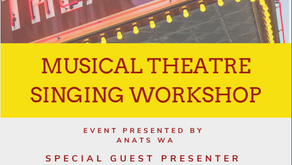 14 June 2026 l WA l Musical Theatre Singing Workshop