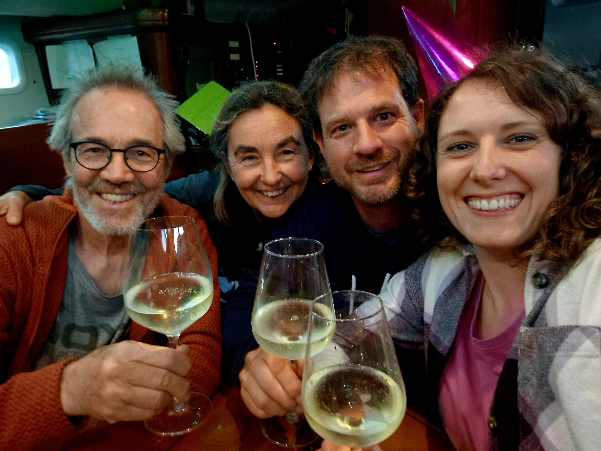 A toast to Dani.