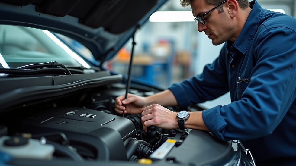 Gözalıcı Continental Car Service Afyon’da motor arıza tespiti yapılıyor
