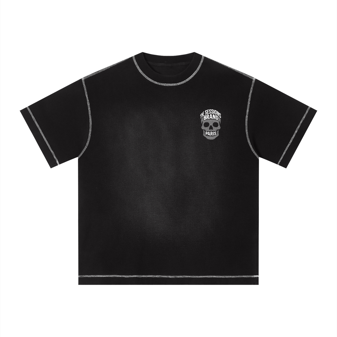 Unisex Sunfade Waffle Boxy T-Shirt
