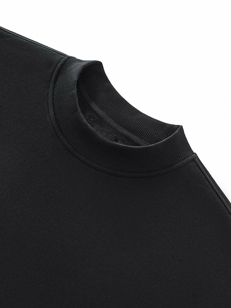 Thumbnail: Fleece Side Slit Crewneck Sweatshirt