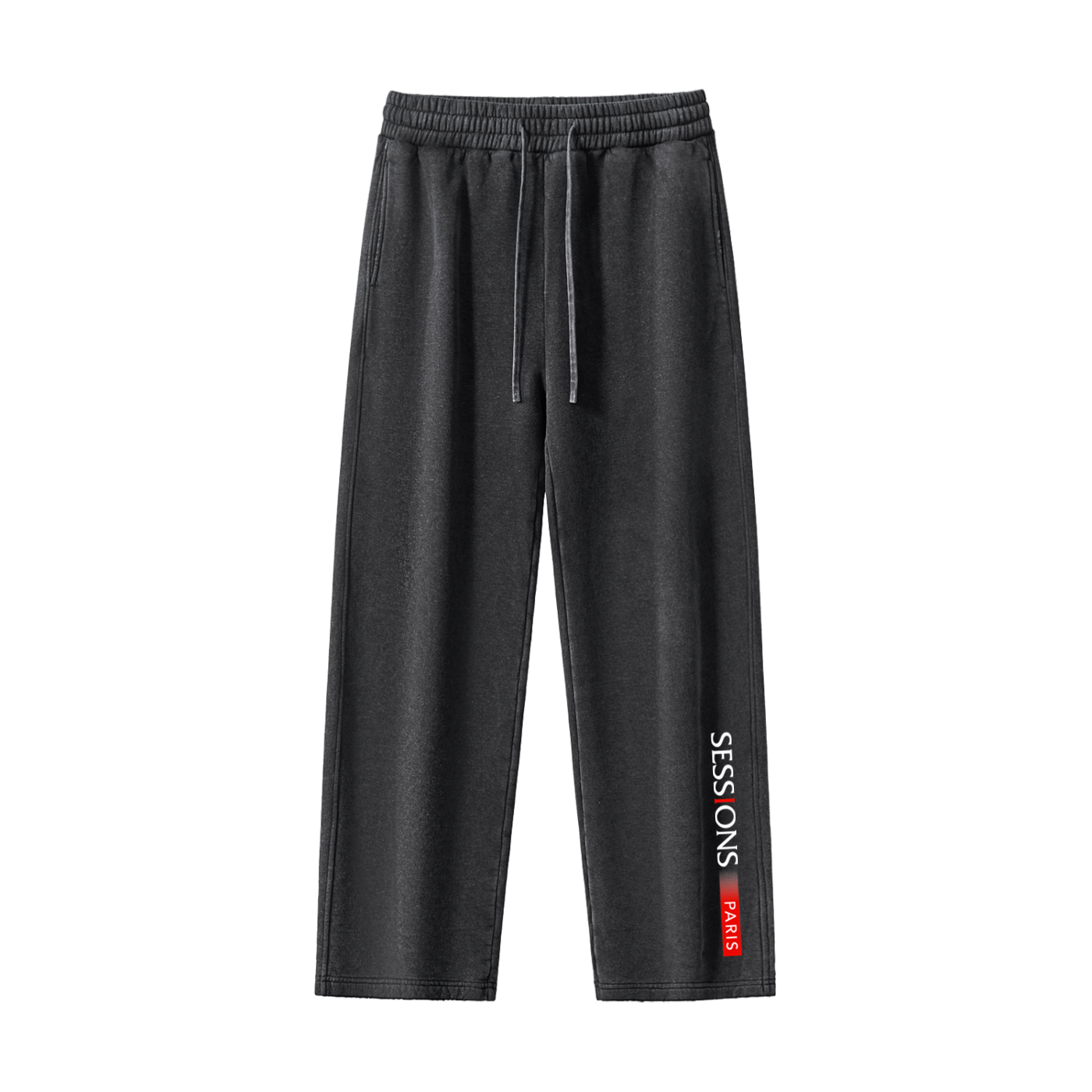 Frayed Enzyme Washed Fleece Sweatpants