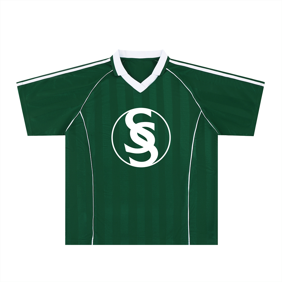 Thumbnail: SS logo Shadow Stripe Collared Soccer Jersey