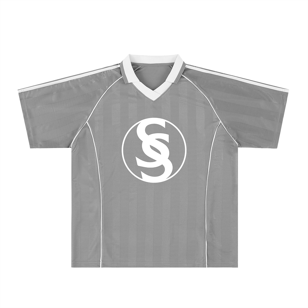 Thumbnail: SS logo Shadow Stripe Collared Soccer Jersey