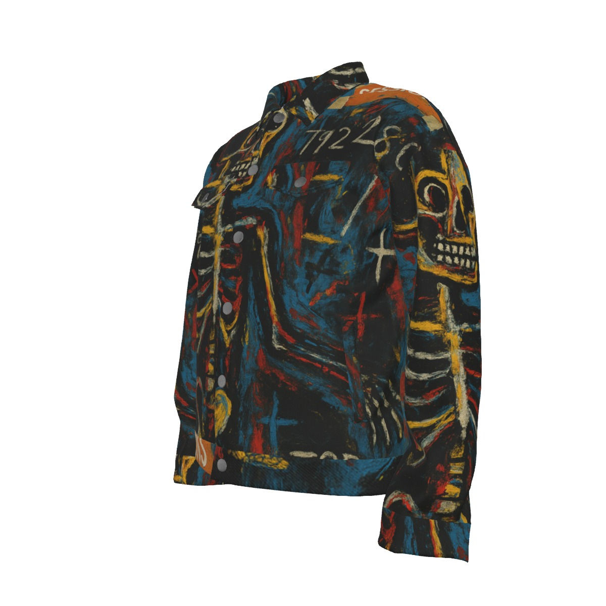 Basquiat inspired Lapel Jacket | 245GSM Cotton