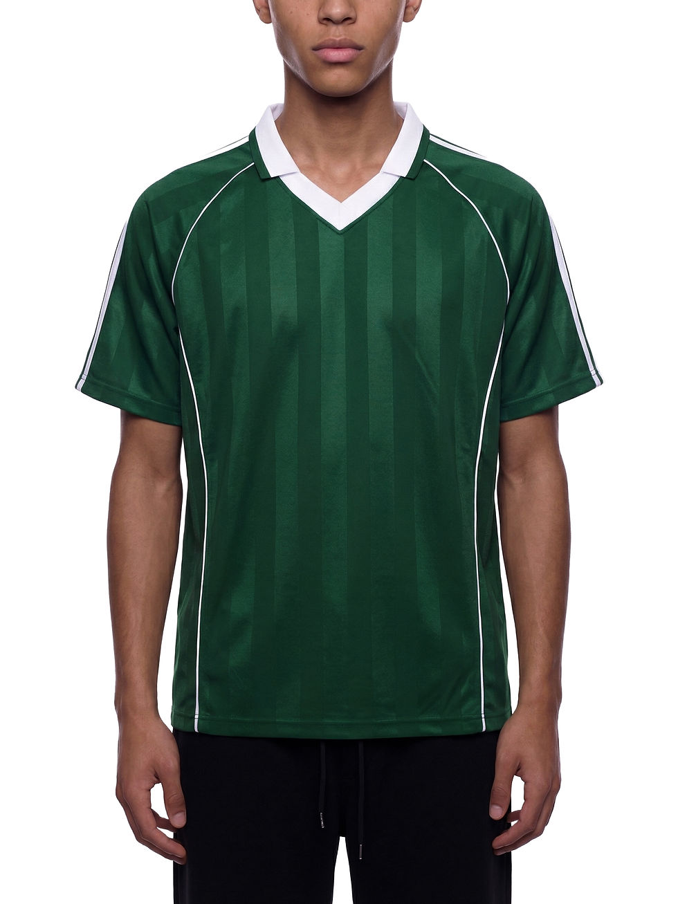 Thumbnail: SS logo Shadow Stripe Collared Soccer Jersey