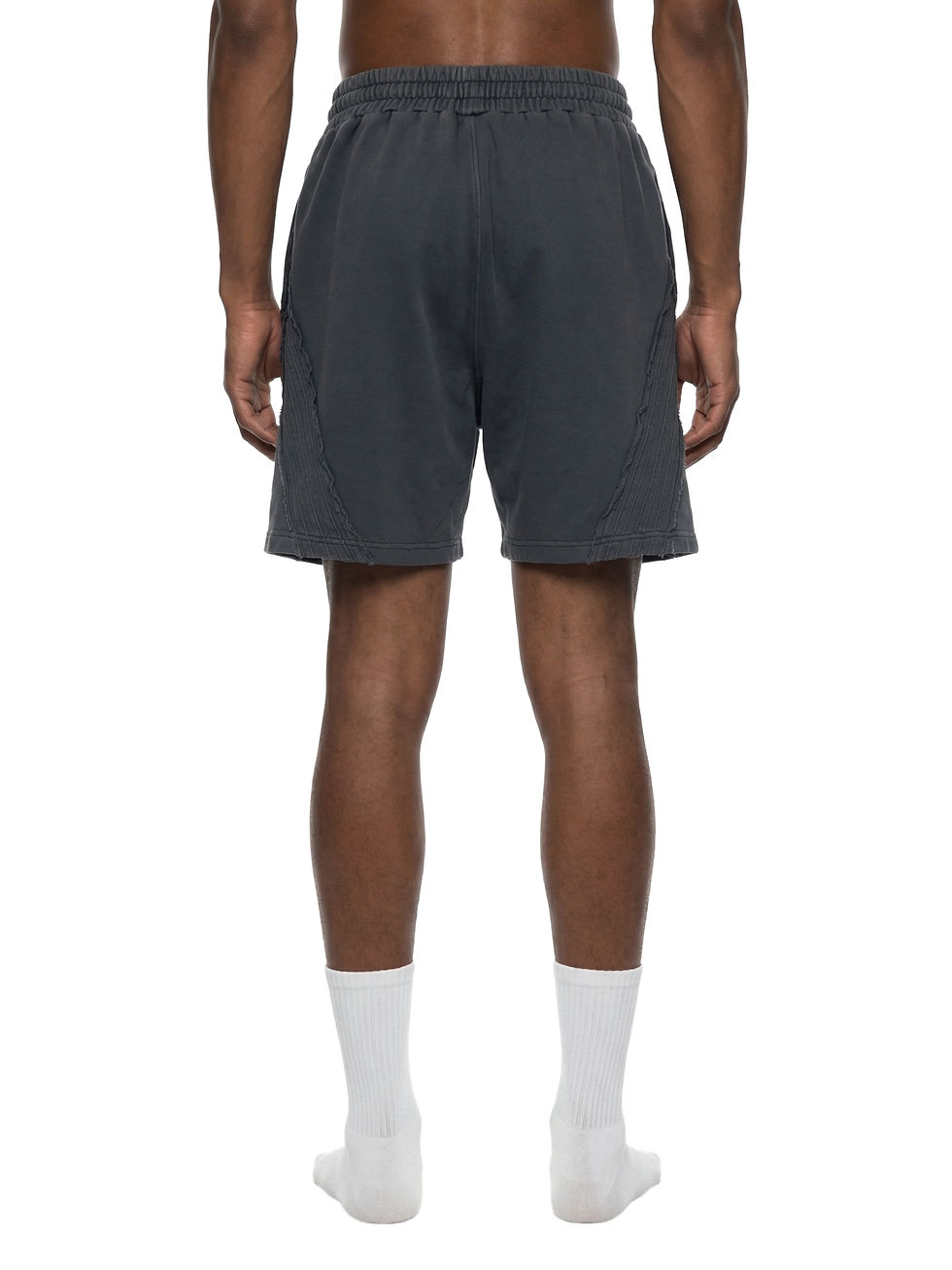 Thumbnail: Unisex Vintage Wash Raw Edge Shorts