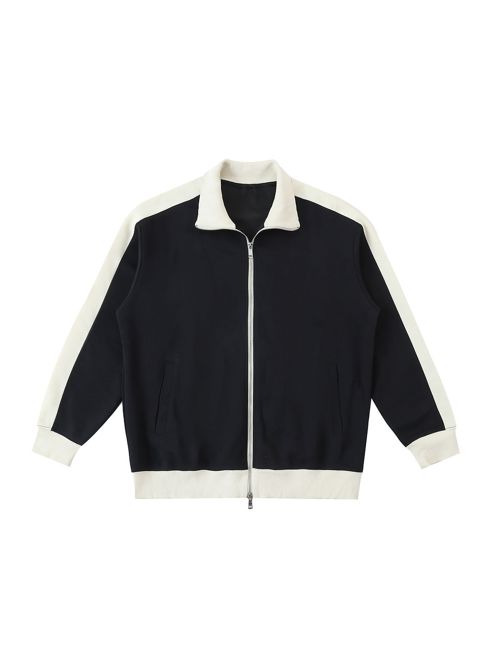 Thumbnail: Contrast Trim Stand Collar Jacket