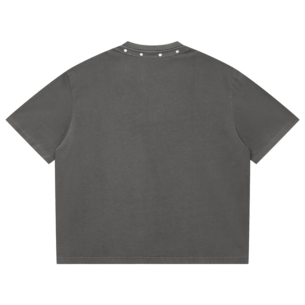 Thumbnail: Sessions Paris Unisex Washed Boxy Studded T-Shirt
