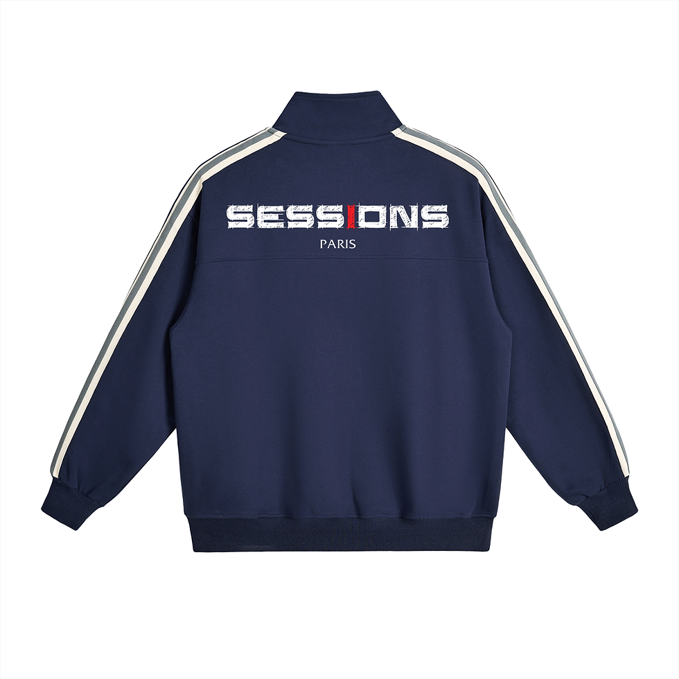 Thumbnail: SS Contrast Side-Stripe Stand Collar  Jacket