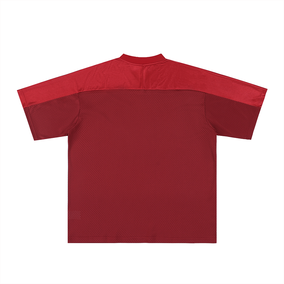 Thumbnail: Oversized Mesh V-Neck Soccer Jersey