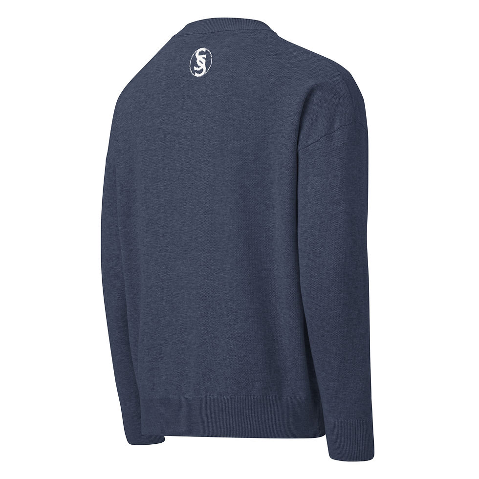 Miniatura: Relaxed fit knitted crew neck sweater