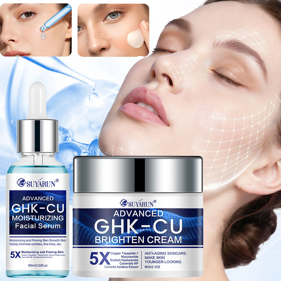 Thumbnail: SUYARUN GHK-CU Cream & Serum - Anti-aging facial moisturizer, firming and moistu