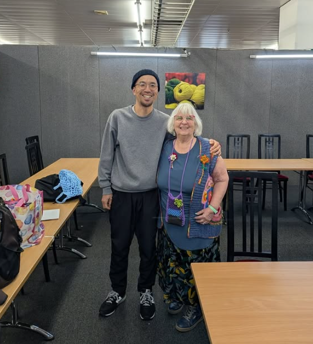 Roslyn氏に会いに、イギリスまで飛んだ米戸氏