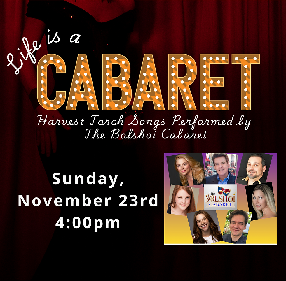 Life is a Cabaret - Harvest Torch Songs