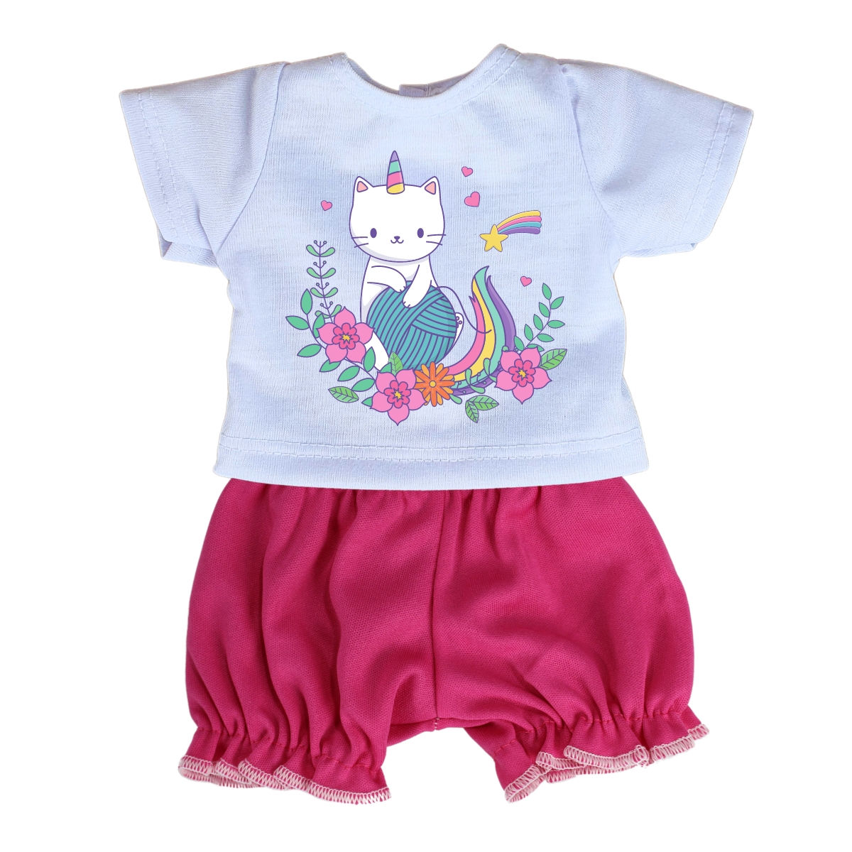 ROUPA BONECA - CONJUNTO CATCÓRNIO