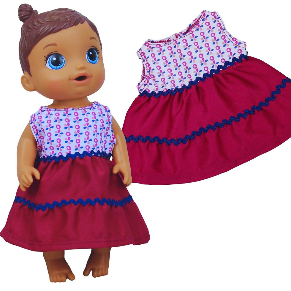 Miniatura: KIT ROUPA BABY ALIVE - DONUTS UNICÓRNIO